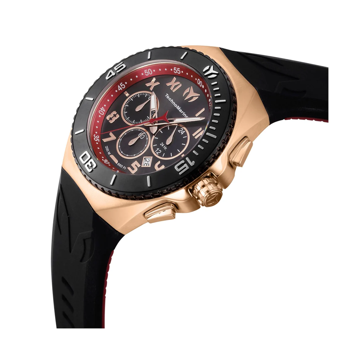 RELOJ TECHNOMARINE MANTA TM-221046 - NEGRO, ROJO. - Imagen 3