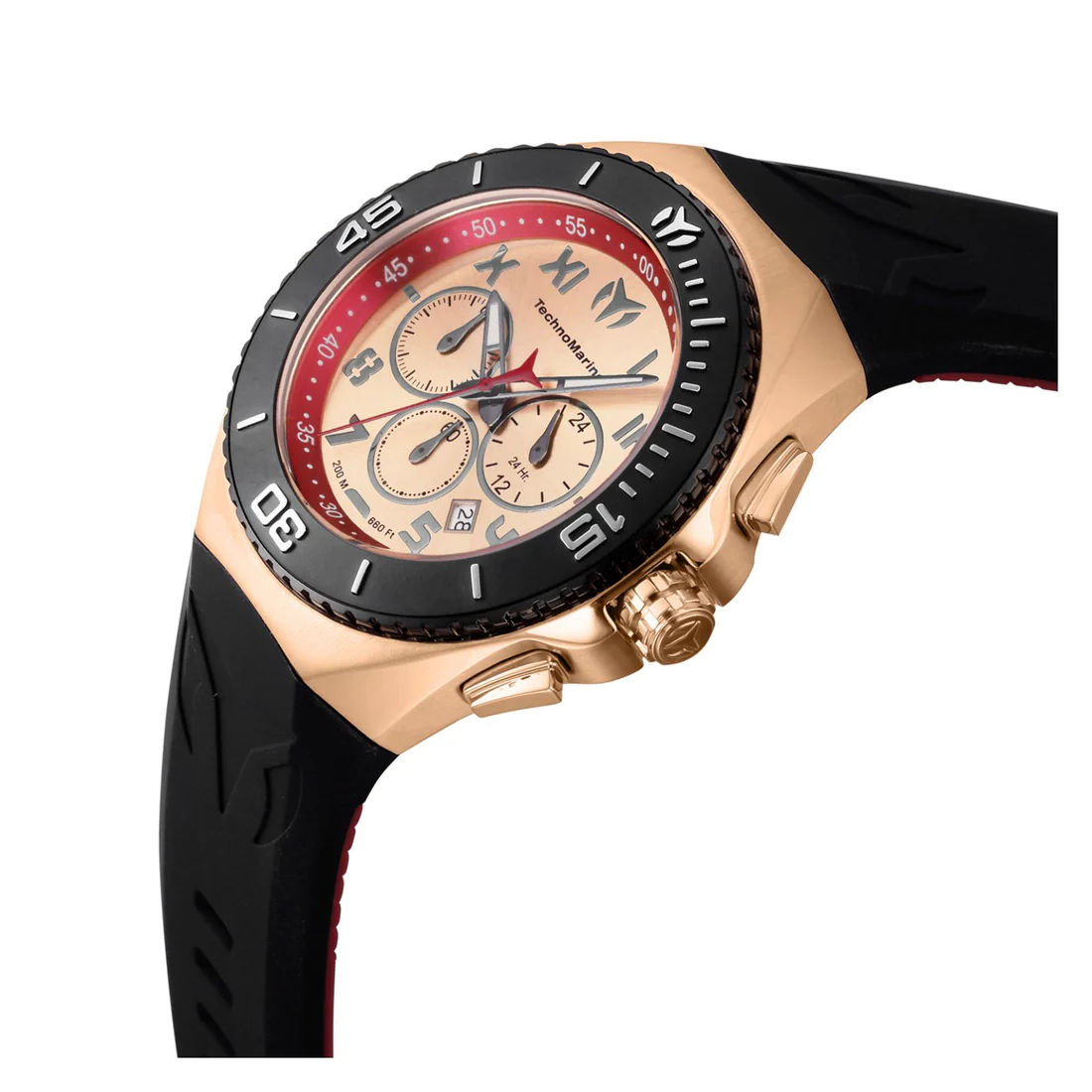 RELOJ TECHNOMARINE MANTA TM-221047 - NEGRO, ROJO. - Imagen 3
