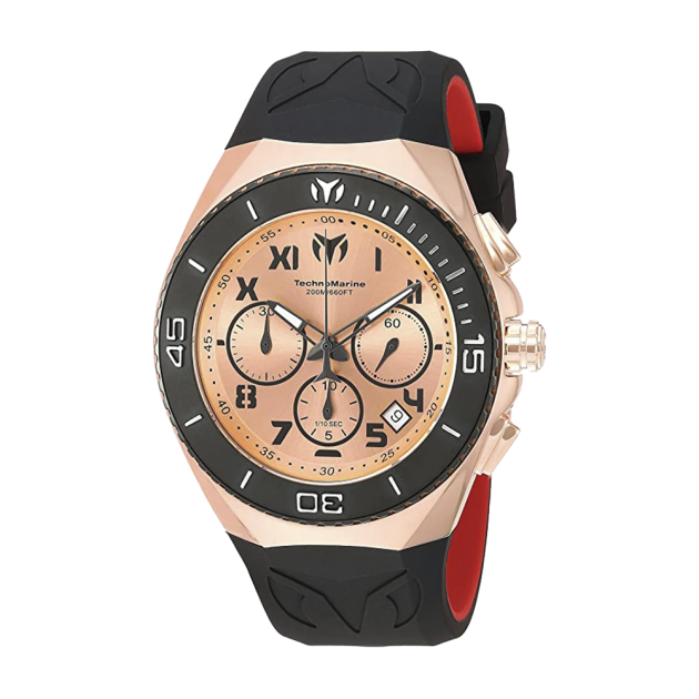 RELOJ TECHNOMARINE MANTA OCEAN TM-215065 - NEGRO, ROJO.