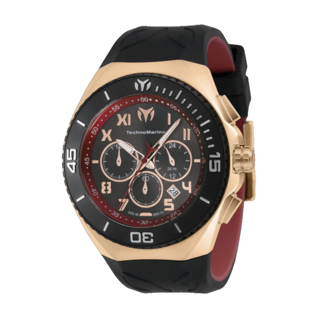 RELOJ TECHNOMARINE MANTA TM-221046 - NEGRO, ROJO.