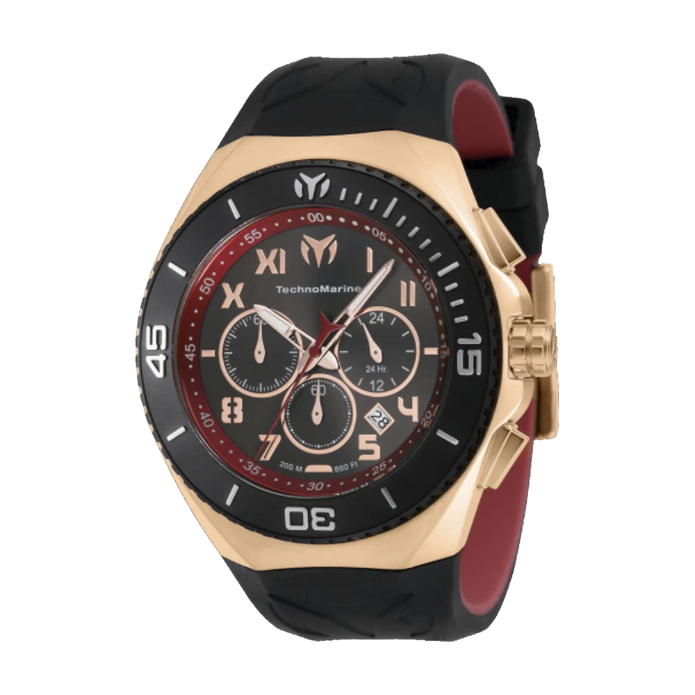 RELOJ TECHNOMARINE MANTA TM-221046 - NEGRO, ROJO.