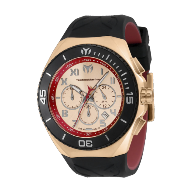 RELOJ TECHNOMARINE MANTA TM-221047 - NEGRO, ROJO.