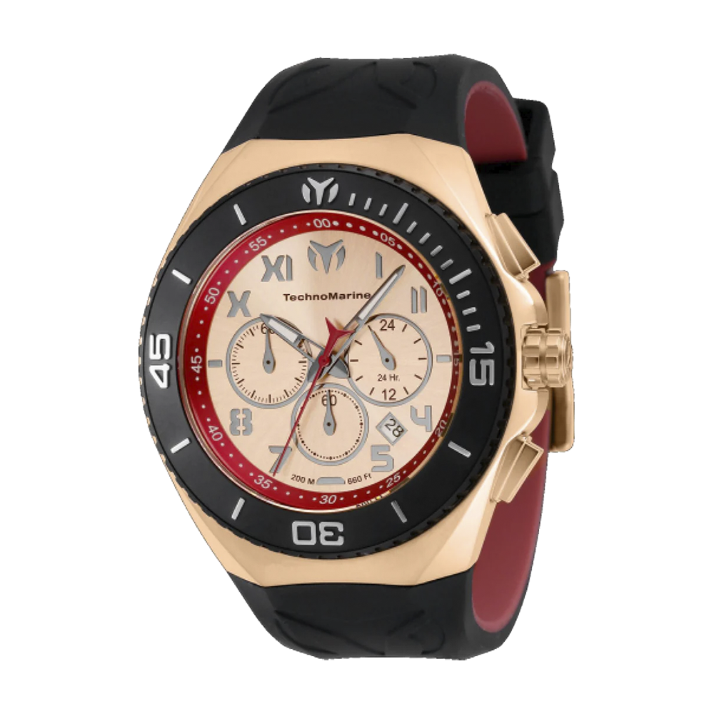RELOJ TECHNOMARINE MANTA TM-221047 - NEGRO, ROJO.