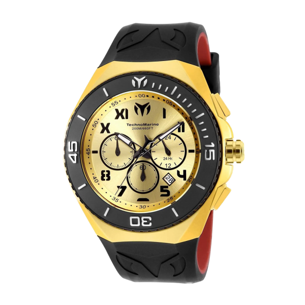 RELOJ TECHNOMARINE MANTA OCEAN TM-215067 - NEGRO, ROJO.