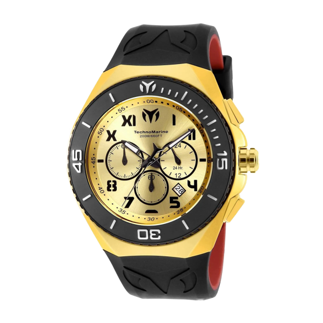 RELOJ TECHNOMARINE MANTA OCEAN TM-215067 - NEGRO, ROJO.