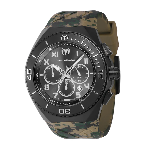RELOJ TECHNOMARINE MANTA OCEAN TM-221044 - ACERO, NEGRO.