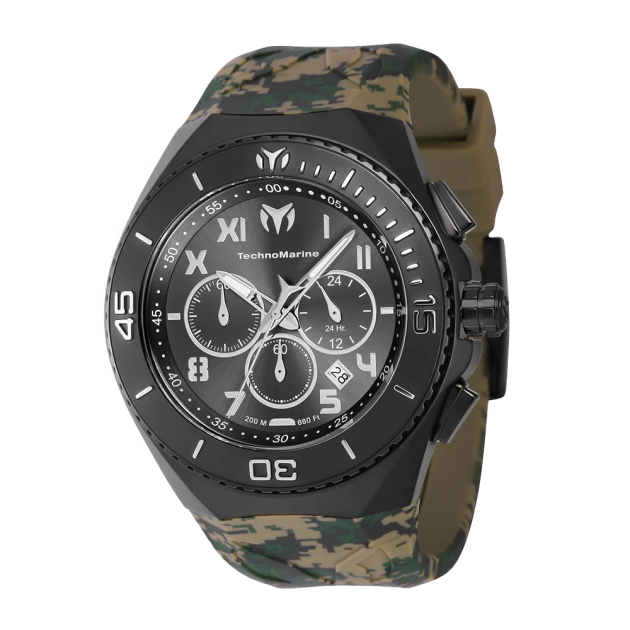 RELOJ TECHNOMARINE MANTA OCEAN TM-221044 - ACERO, NEGRO.