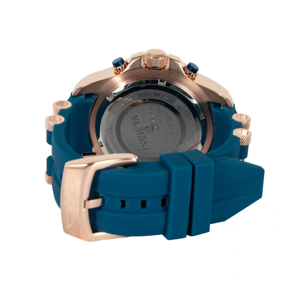RELOJ PARA HOMBRE INVICTA SPEEDWAY 32260 - AZUL ORO ROSA. - Imagen 2