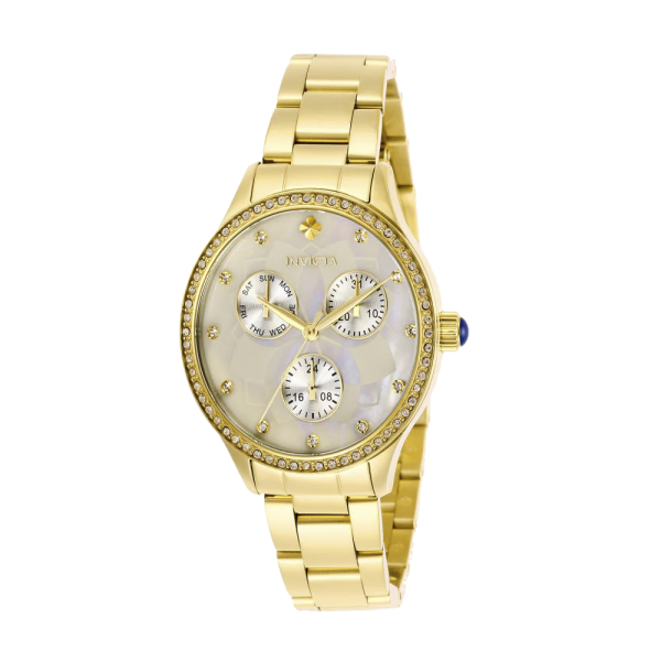 RELOJ PARA MUJER INVICTA WILDFLOWER 29093 - DORADO.