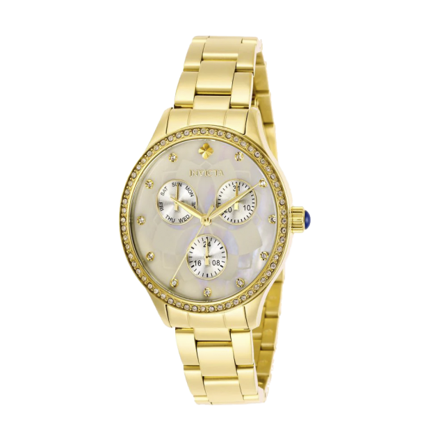 RELOJ PARA MUJER INVICTA WILDFLOWER 29093 - DORADO.