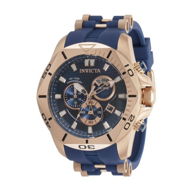 RELOJ PARA HOMBRE INVICTA SPEEDWAY 32260 - AZUL ORO ROSA.