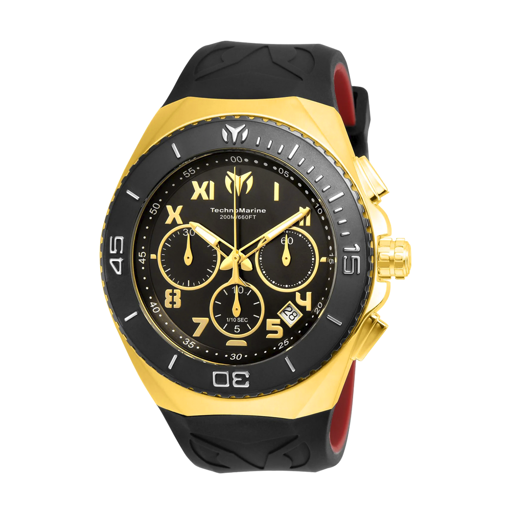 RELOJ PARA HOMBRE TECHNOMARINE MANTA TM 215066 - NEGRO Y ROJO