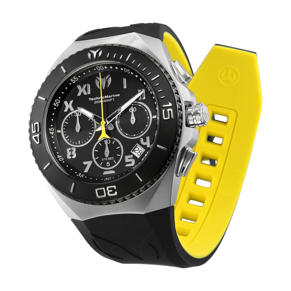 RELOJ PARA HOMBRE TECHNOMARINE MANTA TM 215068 - NEGRO Y AMARILLO - Imagen 2
