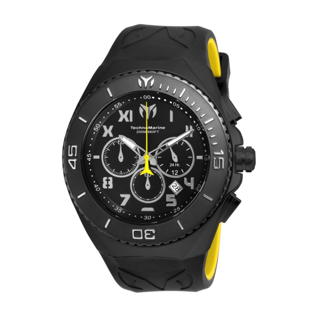 RELOJ PARA HOMBRE TECHNOMARINE MANTA TM 215069 - NEGRA Y AMARILLA