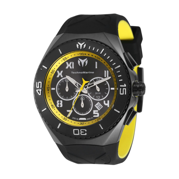 RELOJ PARA HOMBRE TECHNOMARINE MANTA TM 221045 - NEGRO Y AMARILLO