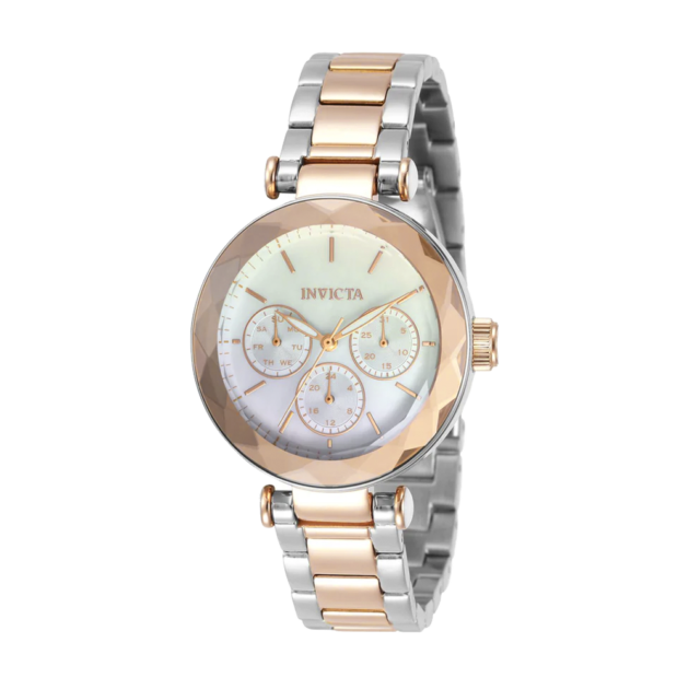 RELOJ PARA MUJER INVICTA ANGEL 31304 - ORO ROSA, PLATEADO