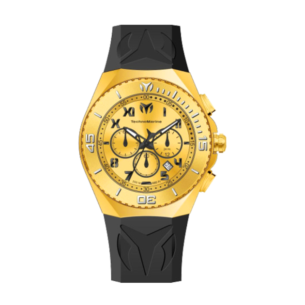 RELOJ DEPORTIVO PARA HOMBRE TECHNOMARINE MANTA TM-225021 – NEGRO Y DORADO