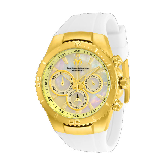 RELOJ  PARA MUJER TECHNOMARINE MANTA TM-220071 - BLANCO Y DORADO