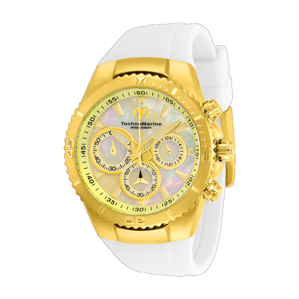 RELOJ PARA MUJER TECHNOMARINE MANTA TM-220071 - BLANCO Y DORADO