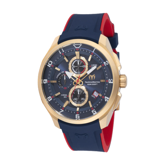 RELOJ DEPORTIVO PARA HOMBRE TECHNOMARINE OCEAN TM-318127 - AZUL MARINO, ROJO