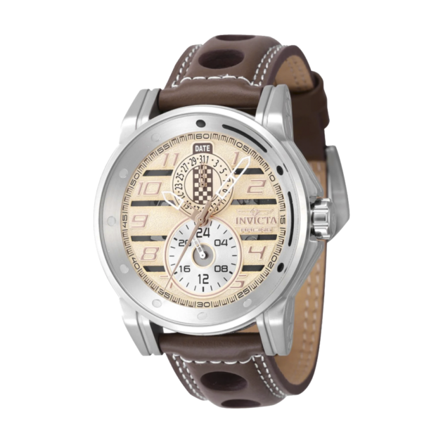 RELOJ PARA HOMBRE INVICTA RANCING CIRCUIT 47538 - PLATEADO MARRON