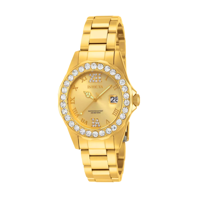 RELOJ PARA MUJER INVICTA PRO DIVER 15252 - ORO