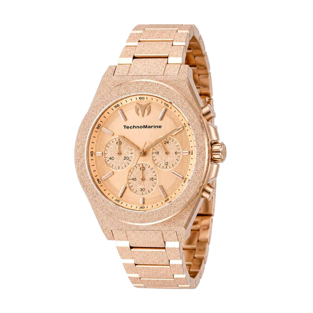 RELOJ PARA HOMBRE TECHNOMARINE OCEAN STEEL TM-318155, ORO ROSA