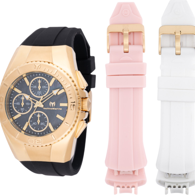 RELOJ DE MUJER TECHNOMARINE CRUISE TM-124034 -NEGRO, ROSA Y BLANCO