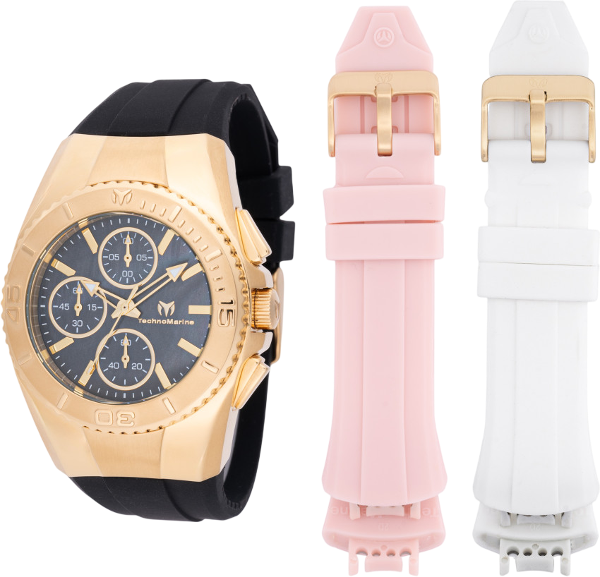 RELOJ DE MUJER TECHNOMARINE CRUISE TM-124034 -NEGRO, ROSA Y BLANCO